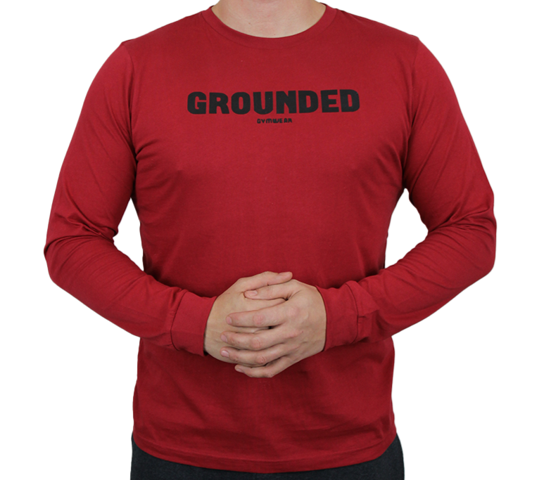 Grounded Long Sleeve - Cardinal Red